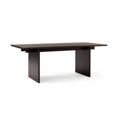 Table à manger Ita OS1 95x200 cm, Dark stained oak
