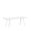 Table à manger Loop Stand, White laminate-white, 200 cm