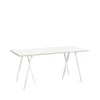 Table à manger Loop Stand, White laminate-white, 160 cm