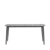 Table à manger Marsala, Anthracite, 152x90 cm