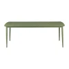 Table à manger Marsala, Moss green, 208x100 cm