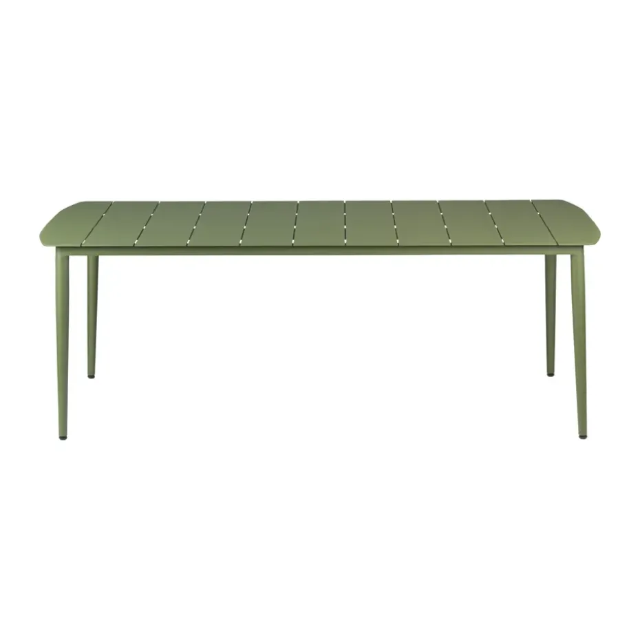 Table à manger Marsala, Moss green, 208x100 cm