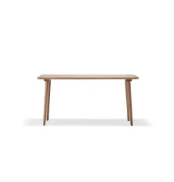 Table à manger Miss Tailor, chêne huilé naturel, 130x82 cm
