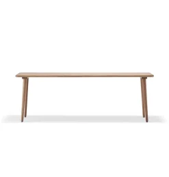 Table à manger Miss Tailor, chêne huilé naturel, 235x82 cm