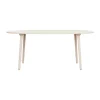 Table à manger Miss Tailor, Bouleau clair verni mat, 180x90 cm