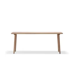 Table à manger Miss Tailor, chêne huilé naturel, 185x82 cm