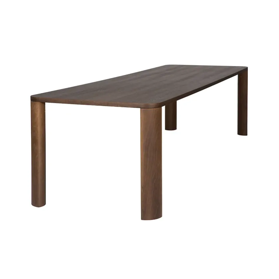 Table à manger Moci, Chestnut stained, 240x95