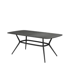 Table à manger ovale Joy, Dark grey-Lava grey
