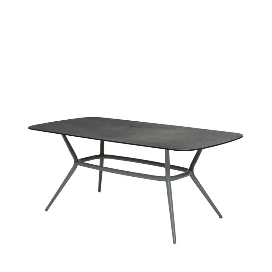 Table à manger ovale Joy, Dark grey-Light grey