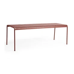 Table à manger Palissade 220x90 cm, Iron red