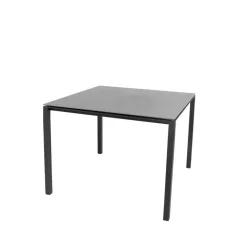 Table à manger Pure, Basalt grey-lava grey 100x100 cm