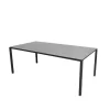 Table à manger Pure, Concrete grey-lava grey 200x100 cm