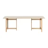 Table à manger rectangulaire Moebe, Light grey, 220x90 cm