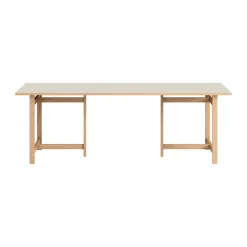 Table à manger rectangulaire Moebe, Light grey, 220x90 cm