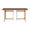 Table à manger rectangulaire Moebe, Burgundy, 160x90 cm