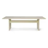 Table à manger Rink large 240x90x74 cm, Eggshell
