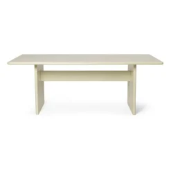 Table à manger Rink small 200x90x74 cm, Eggshell