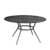 Table à manger ronde Joy, Dark grey-Light grey Ø144 cm