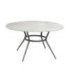 Table à manger ronde Joy, Fossil grey-clair gris Ø144 cm