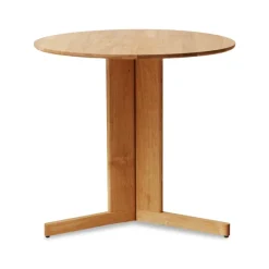 Table à manger Trefoil Ø75 cm, Chêne