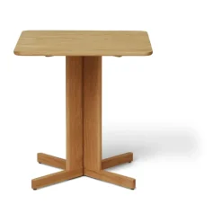Table à manger Trefoil 68x68 cm, Chêne