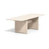 Table Alt 90x245 cm en bouleau, Vernis mat clair