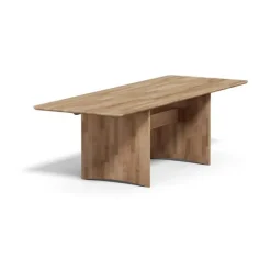 Table Alt 90x245 cm en chêne, Huile naturelle