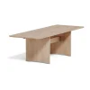 Table Alt 90x245 cm en chêne, Vernis mat clair