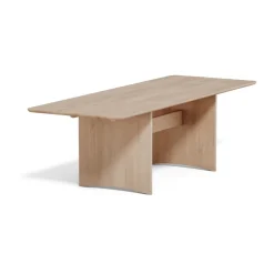 Table Alt 90x245 cm en chêne, Vernis mat clair