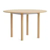 Table Annex Round, Aluminium oxydé Laiton laqué, Ø120 cm