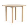 Table Annex Round, Aluminium oxydé Laiton laqué, Ø110 cm