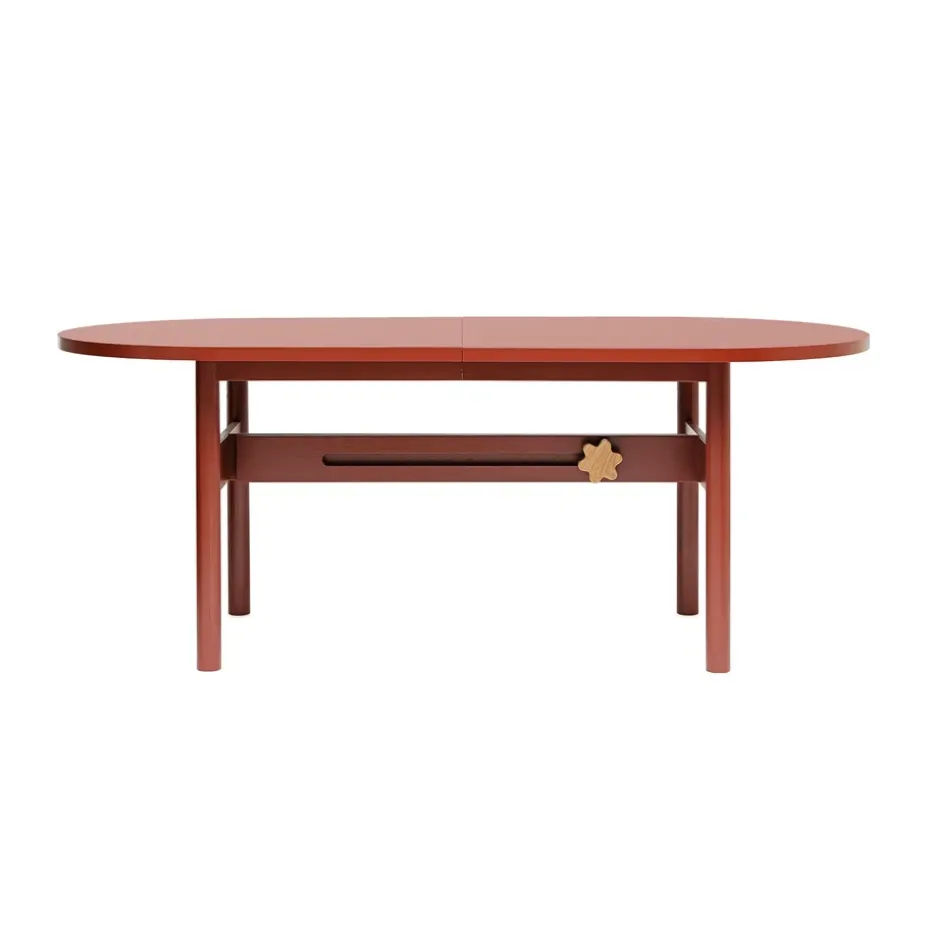 Table Ateljé, Tourne-betterave en chêne rouge