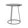 Table avec relief Breeze Ø46 cm, Noir
