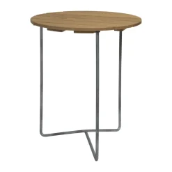Table 6B, Chêne huilé - pieds galvanisés, Ø60 cm