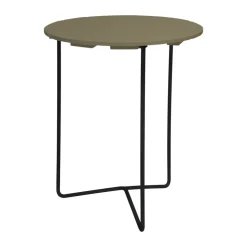 Table 6B, Vert clair chêne-noir, Ø60 cm