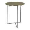 Table 6B, Vert clair chêne-stand galvanisé à chaud, Ø60 cm