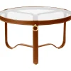 Table basse Adnet Ø70 cm, Fauve