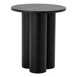 Table basse Aio Ø45x50 cm, Noir