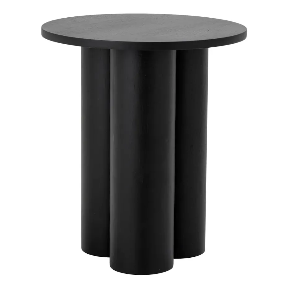 Table basse Aio Ø45x50 cm, Noir