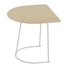 Table basse Airy Half Size, Placage chêne laqué - off white