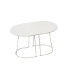 Table basse Airy S, Off-white nanolaminate
