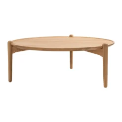 Table basse Aria, Chêne, Ø90x42,5 cm
