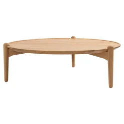 Table basse Aria, Chêne, Ø90x30 cm