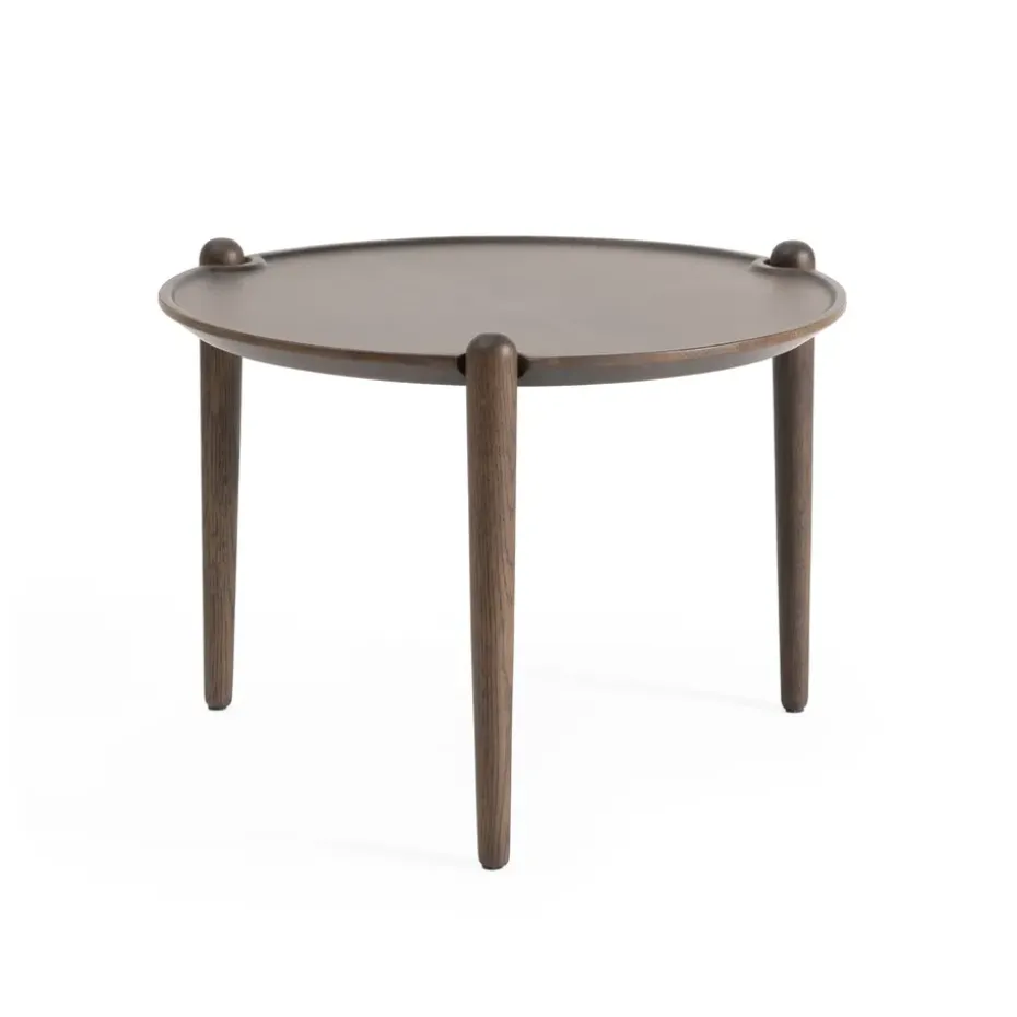 Table basse Aria, Dark oak, Ø60x37 cm