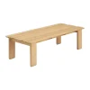 Table basse Assemble, Teck, 135x55 cm