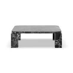 Table basse Atlas 82x82 cm, Costa Black marble