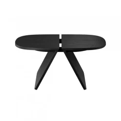 Table basse Avio 43x80x38 cm, Black oak