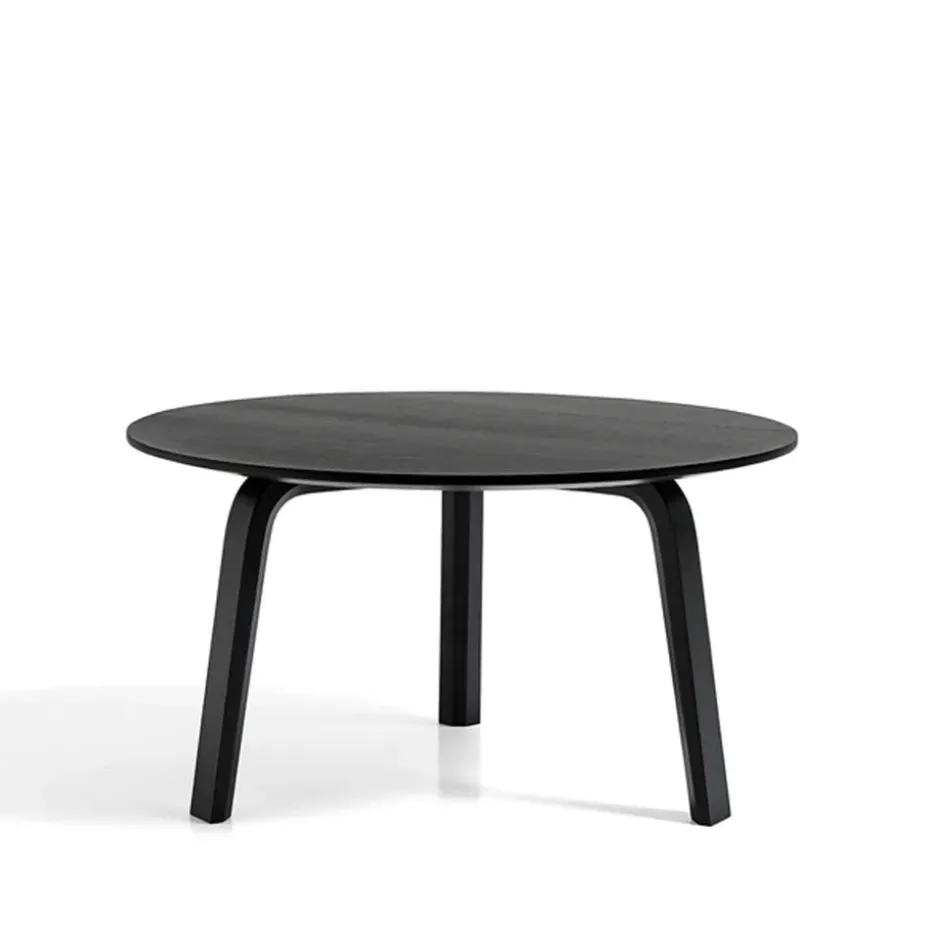 Table basse Bella, Black oak, Ø60x32 cm