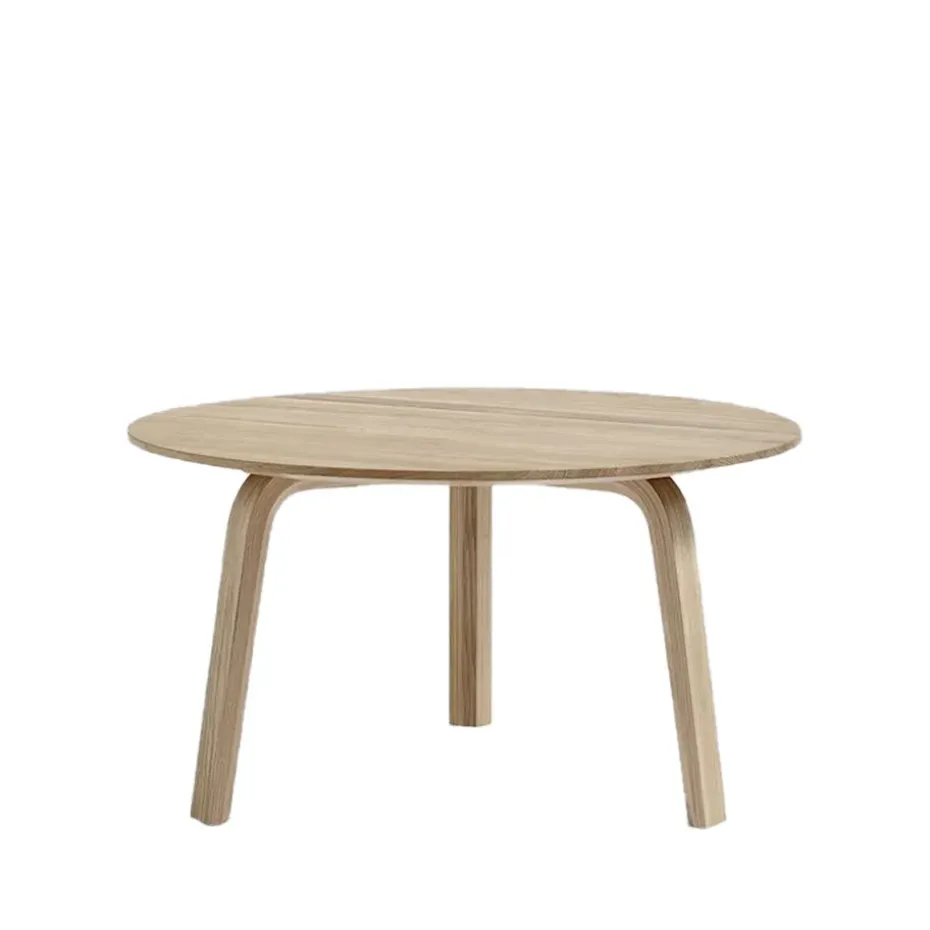 Table basse Bella, Lacquered oak, Ø60x32 cm