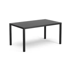 Table basse Bespoke 58x100 cm, H50 cm chêne taché de noir